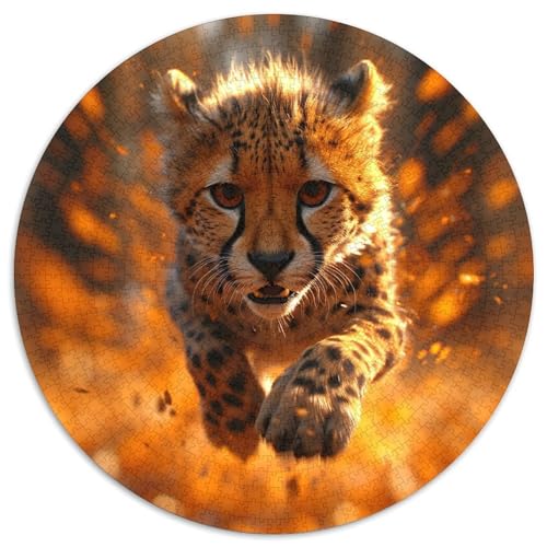 Gepard 1000pcs (67.5x67.5cm) Puzzle, Lernspiel Impossible Herausforderungsspielzeug Für Erwachsene Teenager von kaiyun