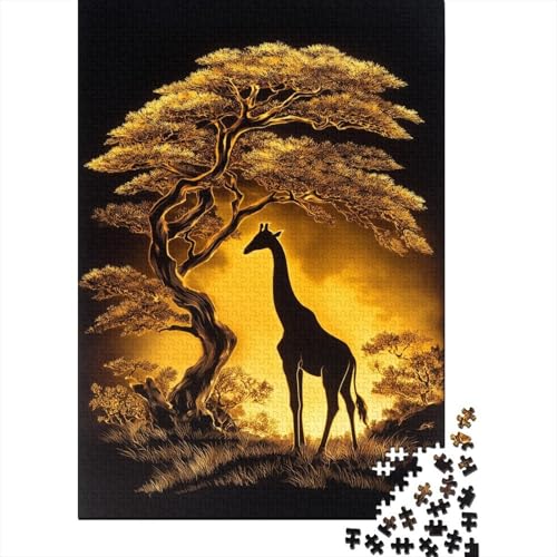 Giraffe 38x26cm/1000pcs Puzzle, Lernspiel Impossible Akazienbaum Herausforderungsspielzeug Für Erwachsene Teenager Giraffe 38x26cm/1000pcs Puzzle, Lernspiel Impossible Akazienbaum Herausforderungsspielzeug Für Erwachsene Teenager von kaiyun