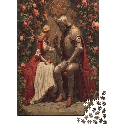 Glorreicher Ritter Prinzessin1000 Teile: Unmögliches Puzzle Für Erwachsene, Spiele, Geschenke, Kinder, Herausforderungs70x50cm/1000pcs von kaiyun