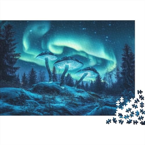 Glowing Pilze,Erstaunliche Aurora,1000pcs (75x50cm),DIY-Puzzle Für Erwachsene von kaiyun
