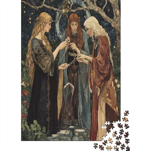 Göttin der nordischen Mythologie 38x26cm/1000pcs Puzzles, Die Für Erwachsene Und Personen Ab 14 Jahren Geeignet Sind Jugendstil-Illustration Göttin der nordischen Mythologie 38x26cm/1000pcs Puzzles, Die Für Erwachsene Und Personen Ab 14 Jahren Geeignet Sind Jugendstil-Illustration von kaiyun
