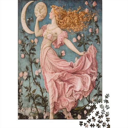 Göttin und Mond 70x50cm/1000pcs Puzzle, Lernspiel Impossible Rosafarben Herausforderungsspielzeug Für Erwachsene Teenager Göttin und Mond 70x50cm/1000pcs Puzzle, Lernspiel Impossible Rosafarben Herausforderungsspielzeug Für Erwachsene Teenager von kaiyun