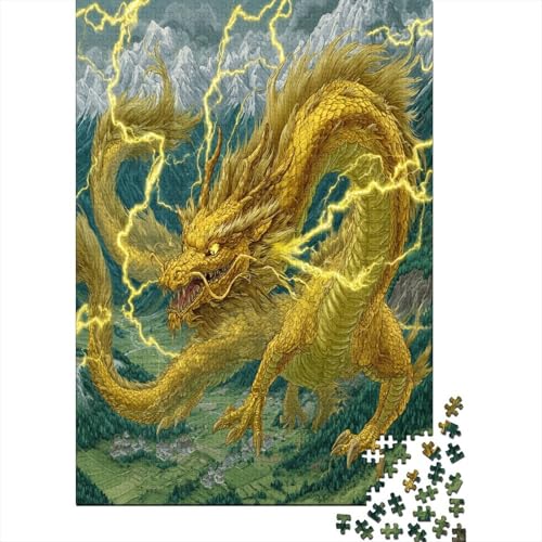 Golden Oriental Drache 38x26cm/1000pcs Puzzles, Die Für Erwachsene Und Personen Ab 14 Jahren Geeignet Sind Golden Oriental Drache 38x26cm/1000pcs Puzzles, Die Für Erwachsene Und Personen Ab 14 Jahren Geeignet Sind von kaiyun