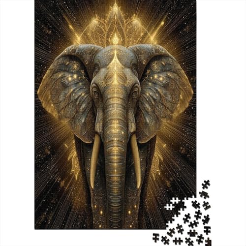 Goldener Elefant-Sacred Geometry Puzzle 1000 Teile, Lernspiel, Unmöglich, Anspruchsvolles Spielzeug Für Erwachsene Und Kinder Ab 14 Jahren 70x50cm/1000pcs Goldener Elefant-Sacred Geometry Puzzle 1000 Teile, Lernspiel, Unmöglich, Anspruchsvolles Spielzeug Für Erwachsene Und Kinder Ab 14 Jahren 70x50cm/1000pcs von kaiyun
