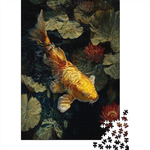 Goldener Koi 70x50cm/1000pcs Puzzle, Lernspiel Impossible Lotus Herausforderungsspielzeug Für Erwachsene Teenager Goldener Koi 70x50cm/1000pcs Puzzle, Lernspiel Impossible Lotus Herausforderungsspielzeug Für Erwachsene Teenager von kaiyun