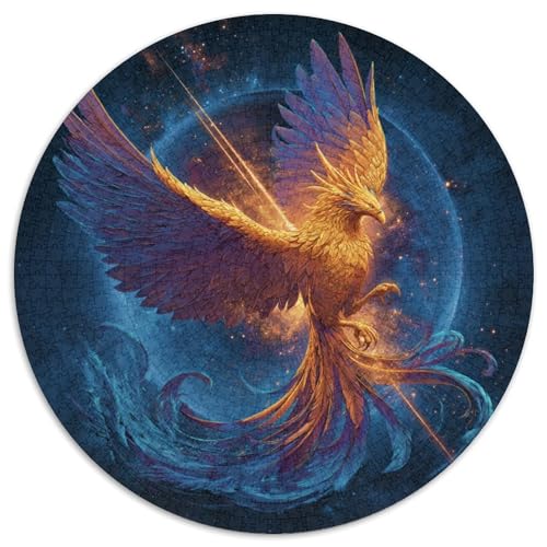Goldener Phönix 1000pcs (67.5x67.5cm) Schwer Puzzle Lernspiel Impossible Planet Herausforderung Spielzeug Für Erwachsene Kinder von kaiyun