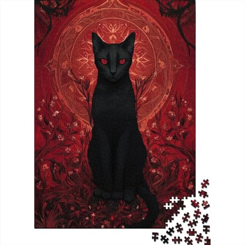 Gotik Katze Art 70x50cm/1000pcs Puzzles, Die Für Erwachsene Und Personen Ab 14 Jahren Geeignet Sind Gotik Katze Art 70x50cm/1000pcs Puzzles, Die Für Erwachsene Und Personen Ab 14 Jahren Geeignet Sind von kaiyun