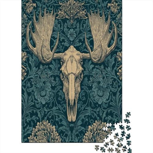 Gotik-Tone Moose and Totenkopf,Rätsel Für Erwachsene 38x26cm/1000pcs,Herausforderungsspiele Gotik-Tone Moose and Totenkopf,Rätsel Für Erwachsene 38x26cm/1000pcs,Herausforderungsspiele von kaiyun