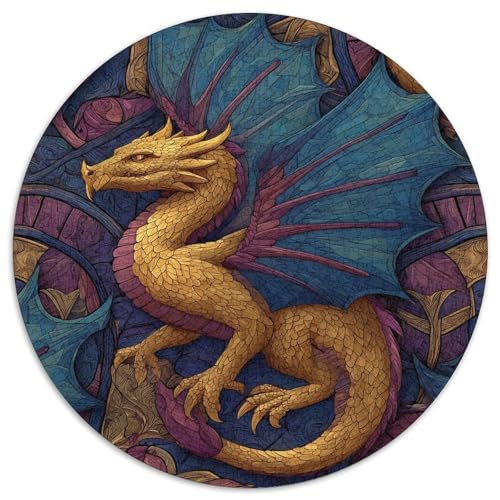 Gotischer Stil Colorful Flying Drache1000 Teile: Unmögliches Puzzle Für Erwachsene, Spiele, Geschenke, Kinder, Herausforderungs1000pcs (67.5x67.5cm) von kaiyun