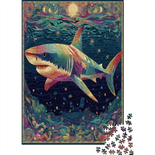 Hai 38x26cm/1000pcs Erwachsenenpuzzle - DIY-Puzzlespielzeug von kaiyun
