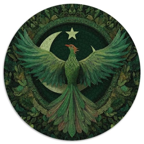 Halbmond und Sterne, Phönix 1000pcs (67.5x67.5cm) Erwachsenenpuzzle - DIY-Puzzlespielzeug von kaiyun
