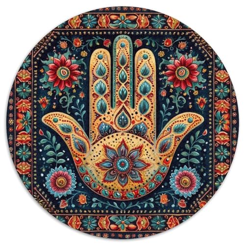 Hamsa 1000pcs (67.5x67.5cm) Puzzle, Lernspiel Impossible Volkskunst Herausforderungsspielzeug Für Erwachsene Teenager von kaiyun