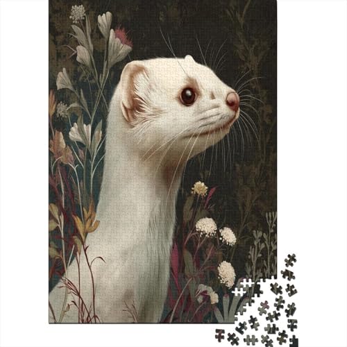 Hermelin Plant Blumes Puzzle 1000 Teile Für Erwachsene, Lernspiele, Heimdekoration38x26cm/1000pcs Hermelin Plant Blumes Puzzle 1000 Teile Für Erwachsene, Lernspiele, Heimdekoration38x26cm/1000pcs von kaiyun