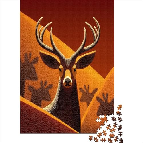 Hirsch, Shadow Rätsel Für Erwachsene |AbstraktPattern| 70x50cm/1000pcs Puzzles Lernspiele Home Decor Hirsch, Shadow Rätsel Für Erwachsene |AbstraktPattern| 70x50cm/1000pcs Puzzles Lernspiele Home Decor von kaiyun