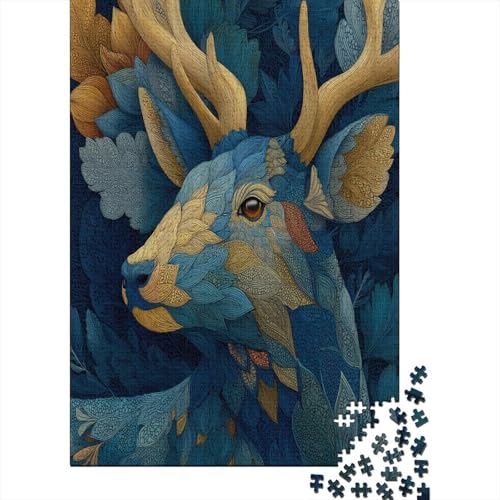 Hirsch 38x26cm/1000pcs Puzzle, Lernspiel Impossible Herausforderungsspielzeug Für Erwachsene Teenager von kaiyun