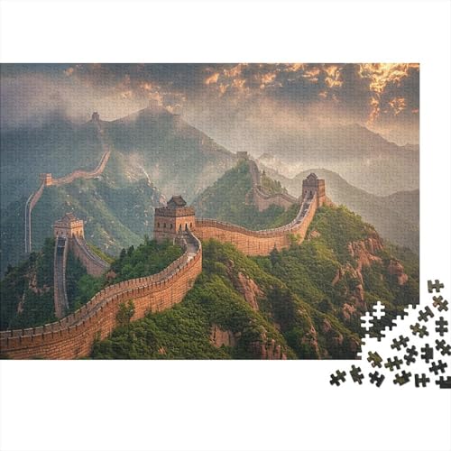 Historic Gebäude,Die Große Mauer,1000pcs (75x50cm),DIY-Puzzle Für Erwachsene von kaiyun
