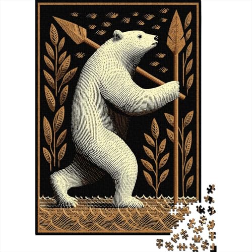 Holzschnitt, der einen Eisbären darstellt 70x50cm/1000pcs Schwer Puzzle Lernspiel Impossible Herausforderung Spielzeug Für Erwachsene Kinder Holzschnitt, der einen Eisbären darstellt 70x50cm/1000pcs Schwer Puzzle Lernspiel Impossible Herausforderung Spielzeug Für Erwachsene Kinder von kaiyun