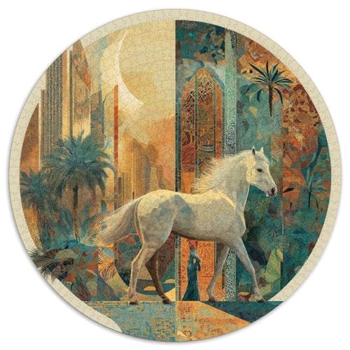 Horse 1000pcs (67.5x67.5cm) Puzzle, Lernspiel Impossible Wahrzeichen Herausforderungsspielzeug Für Erwachsene Teenager von kaiyun