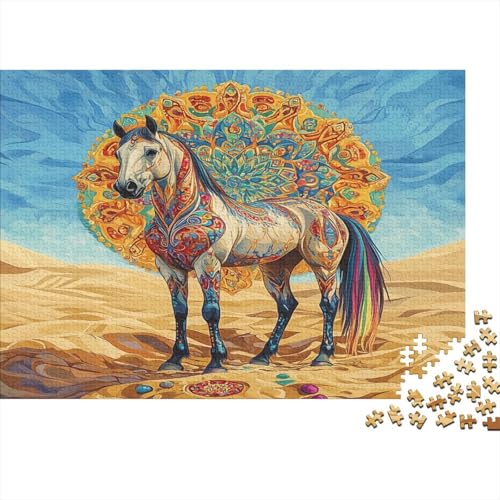 Horse 1000pcs (75x50cm) Puzzles, Die Für Erwachsene Und Personen Ab 14 Jahren Geeignet Sind Mandala-Stil von kaiyun