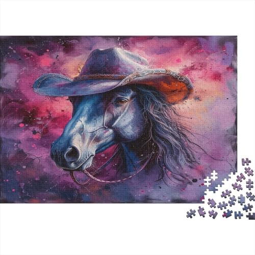 Horse 1000pcs (75x50cm) Schwer Puzzle Lernspiel Impossible Herausforderung Spielzeug Für Erwachsene Kinder von kaiyun