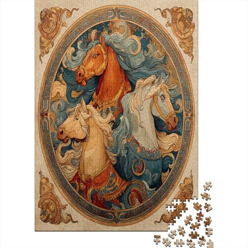 Horse Painting,Rätsel Für Erwachsene 38x26cm/1000pcs,Herausforderungsspiele Horse Painting,Rätsel Für Erwachsene 38x26cm/1000pcs,Herausforderungsspiele von kaiyun