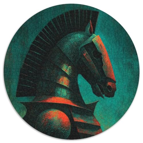Horse in Rüstung 1000pcs (67.5x67.5cm) Puzzles, Die Für Erwachsene Und Personen Ab 14 Jahren Geeignet Sind von kaiyun