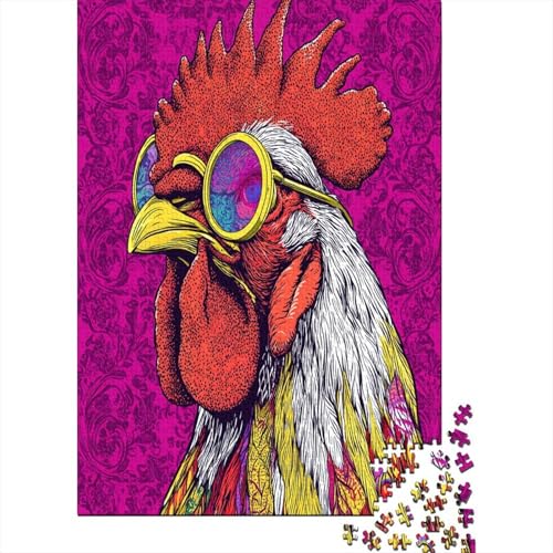 HuhnPuzzle 1000 Teile Für Erwachsene, Lernspiele70x50cm/1000pcs von kaiyun
