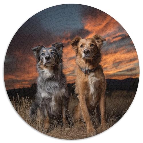 Hund 1000pcs (67.5x67.5cm) Schwer Puzzle Lernspiel Impossible Herausforderung Spielzeug Für Erwachsene Kinder von kaiyun