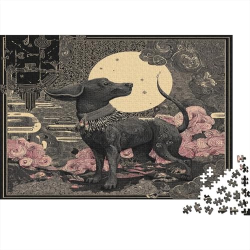 Hund 1000pcs (75x50cm) Puzzles, Die Für Erwachsene Und Personen Ab 14 Jahren Geeignet Sind von kaiyun