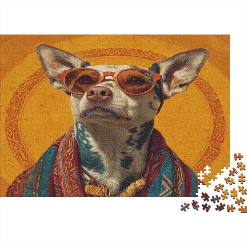 Hund 1000pcs (75x50cm) Puzzles, Die Für Erwachsene Und Personen Ab 14 Jahren Geeignet Sind von kaiyun