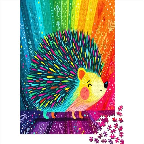 Igel 38x26cm/1000pcs Puzzle, Lernspiel Impossible Cartoon-Kunst Herausforderungsspielzeug Für Erwachsene Teenager Igel 38x26cm/1000pcs Puzzle, Lernspiel Impossible Cartoon-Kunst Herausforderungsspielzeug Für Erwachsene Teenager von kaiyun