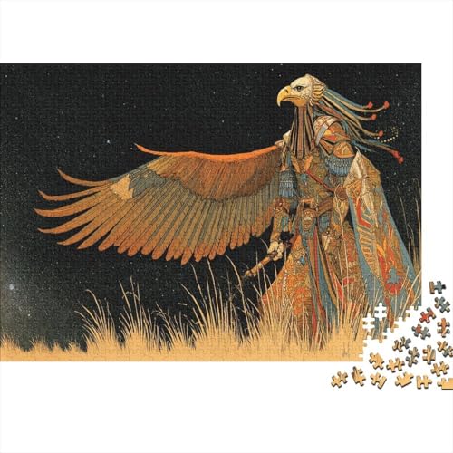 Indianischer Stil 1000pcs (75x50cm) Schwer Puzzle Lernspiel Impossible Herausforderung Spielzeug Für Erwachsene Kinder von kaiyun