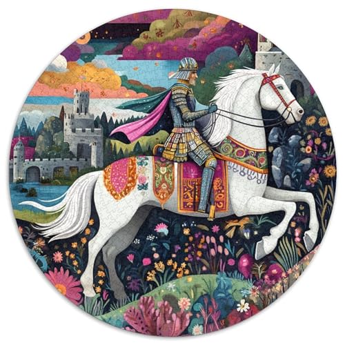 Irische Kunst 1000pcs (67.5x67.5cm) Schwer Puzzle Lernspiel Impossible White Horse Knight Herausforderung Spielzeug Für Erwachsene Kinder von kaiyun