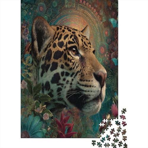 Jaguar Puzzle 1000 Teile Für Erwachsene, Lernspiele, Heimdekoration38x26cm/1000pcs von kaiyun