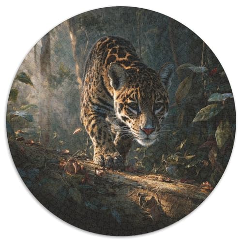 Jaguar im Wald Rätsel Für Erwachsene || 1000pcs (67.5x67.5cm) Puzzles Lernspiele Home Decor von kaiyun