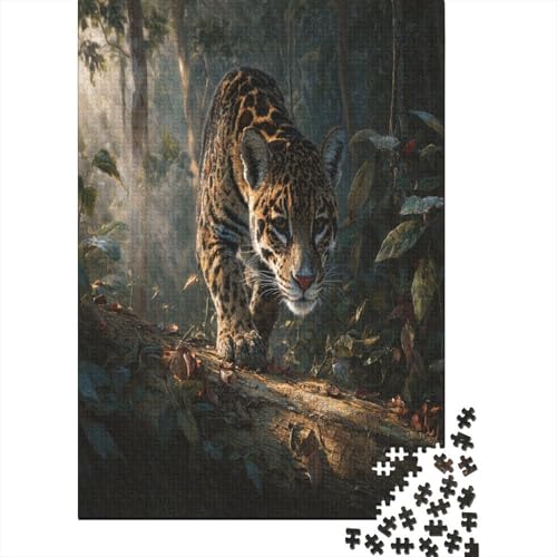 Jaguar im Wald1000 Teile: Unmögliches Puzzle Für Erwachsene, Spiele, Geschenke, Kinder, Herausforderungs38x26cm/1000pcs von kaiyun