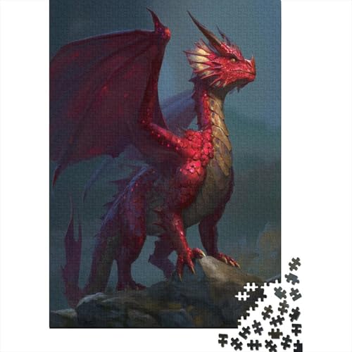 Junger Rubindrache 38x26cm/1000pcs Puzzles, Die Für Erwachsene Und Personen Ab 14 Jahren Geeignet Sind Junger Rubindrache 38x26cm/1000pcs Puzzles, Die Für Erwachsene Und Personen Ab 14 Jahren Geeignet Sind von kaiyun