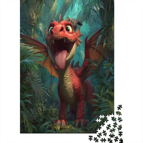 Junger roter Drache Puzzle 1000 Teile, Lernspiel, Unmöglich Dschungel, Anspruchsvolles Spielzeug Für Erwachsene Und Kinder Ab 14 Jahren 38x26cm/1000pcs Junger roter Drache Puzzle 1000 Teile, Lernspiel, Unmöglich Dschungel, Anspruchsvolles Spielzeug Für Erwachsene Und Kinder Ab 14 Jahren 38x26cm/1000pcs von kaiyun
