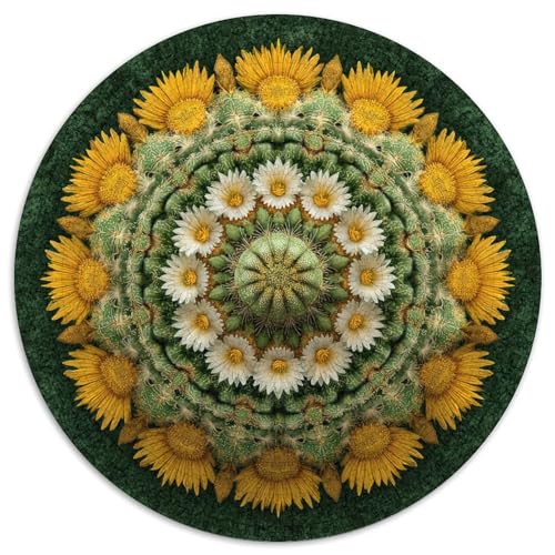 Kaktus 1000pcs (67.5x67.5cm) Puzzles, Die Für Erwachsene Und Personen Ab 14 Jahren Geeignet Sind Mandala in Form von kaiyun