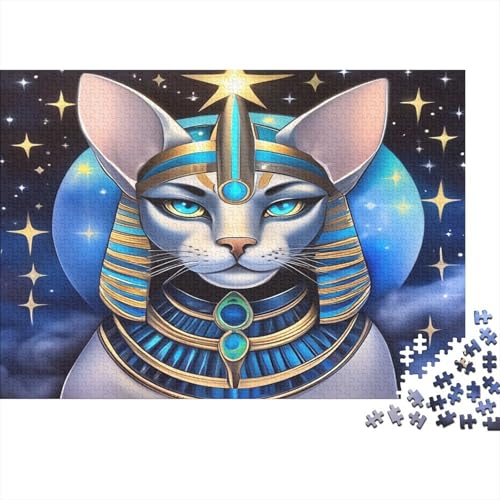 Katze 1000pcs (75x50cm) Puzzles, Die Für Erwachsene Und Personen Ab 14 Jahren Geeignet Sind Ägyptischer Stil von kaiyun