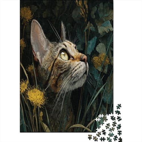 Katze 38x26cm/1000pcs Puzzle, Lernspiel Impossible Herausforderungsspielzeug Für Erwachsene Teenager von kaiyun