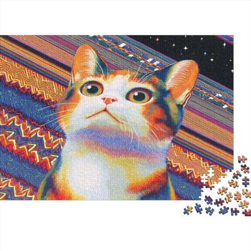 Katze Rätsel Für Erwachsene || 1000pcs (75x50cm) Puzzles Lernspiele Home Decor von kaiyun