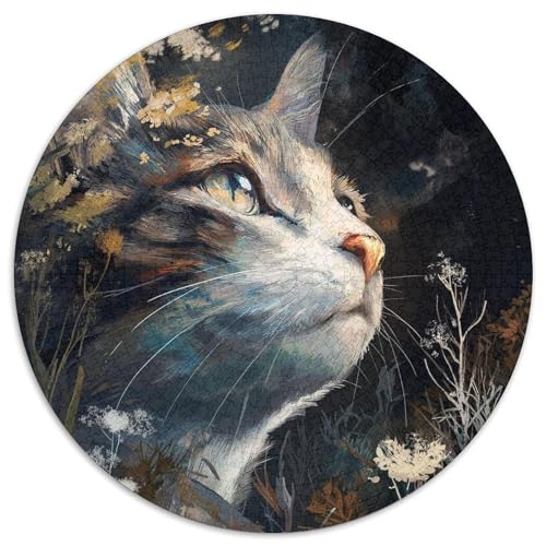 Katze1000 Teile: Unmögliches Puzzle Für Erwachsene, Spiele, Geschenke, Kinder, Herausforderungs1000pcs (67.5x67.5cm) von kaiyun
