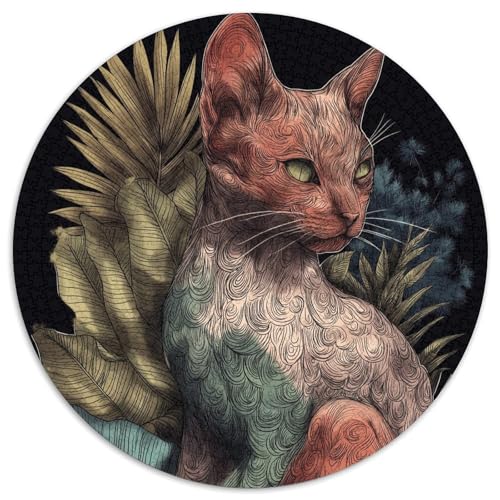 Katzen aus Pflanzen 1000pcs (67.5x67.5cm) Puzzles, Die Für Erwachsene Und Personen Ab 14 Jahren Geeignet Sind von kaiyun