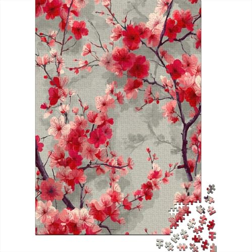 Kirschblütenmuster 70x50cm/1000pcs Puzzle, Lernspiel Impossible Herausforderungsspielzeug Für Erwachsene Teenager von kaiyun