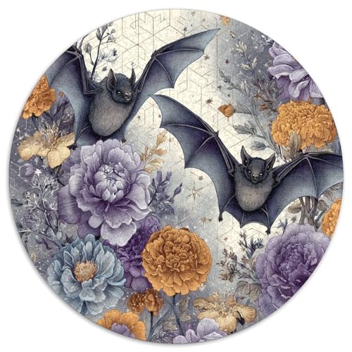 Kleine Schwarze Fledermaus 1000pcs (67.5x67.5cm) Erwachsenenpuzzle - Herbstblumen DIY-Puzzlespielzeug von kaiyun