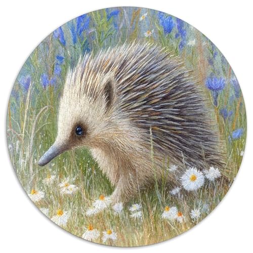 Kleiner Ameisenigel,Rätsel Für Erwachsene 1000pcs (67.5x67.5cm),Herausforderungsspiele Spring WildBlumen von kaiyun