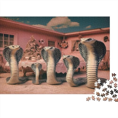 Kobra-Familie 1000pcs (75x50cm) Puzzles, Die Für Erwachsene Und Personen Ab 14 Jahren Geeignet Sind von kaiyun
