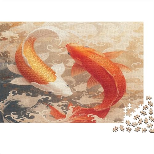 Koi,Rätsel Für Erwachsene 1000pcs (75x50cm),Herausforderungsspiele Fisch von kaiyun