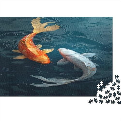 Koi 1000pcs (75x50cm) Puzzle, Lernspiel Impossible Fisch Herausforderungsspielzeug Für Erwachsene Teenager von kaiyun